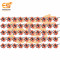 20Amp 250V 4 Pin Mini Toggle Switch ON / OFF, Orange  Color 50pcs